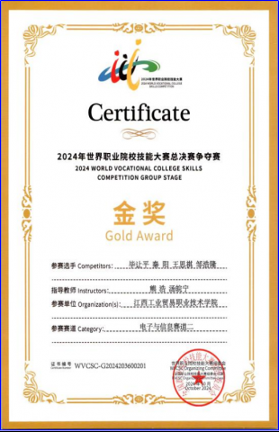 世界职业技能大赛金奖3